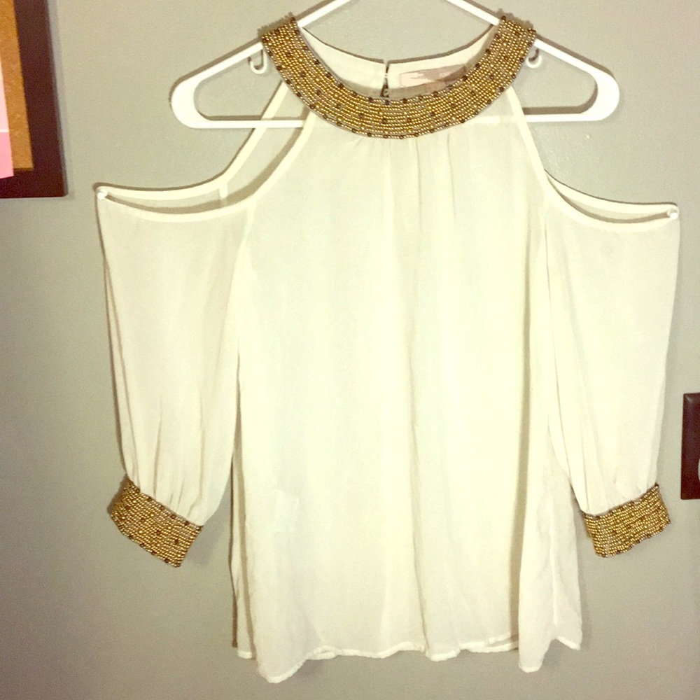 Sheer dress top
